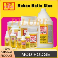 Sellador mate Mod Podge, 59ml-3,78L, adhesivo para decoupage de base de agua para manualidades, bricolaje, Collage, tela de madera, proyectos de papel, no tóxico, seguro