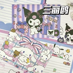 20pcs/set Sanrio envelope letter Ins style cute anime cartoon birthday card thank you message confession blessings gifts