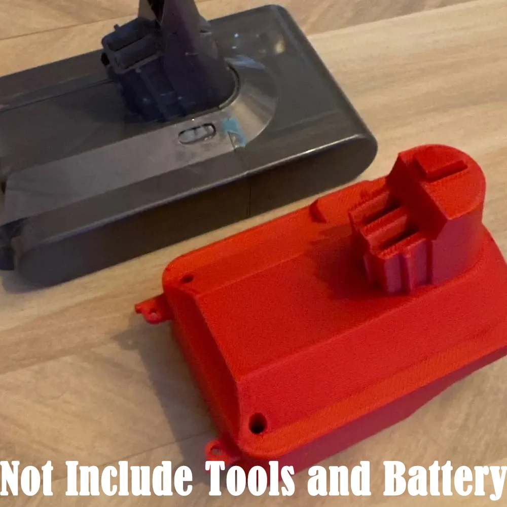 Battery Convert Adapter for Lidl PARKSIDE X20V Li-ion to for Dyson V7 V8 Vacuum Li-ion Power Drill Tool Accessories (No Battery)