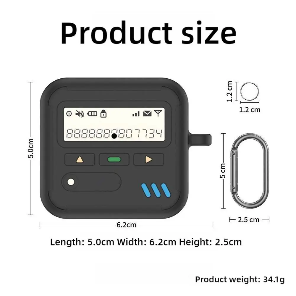 Чехол в стиле ретро BB Machine для AirPods 4. Мягкий силиконовый защитный чехол с защитой от царапин и ударов.