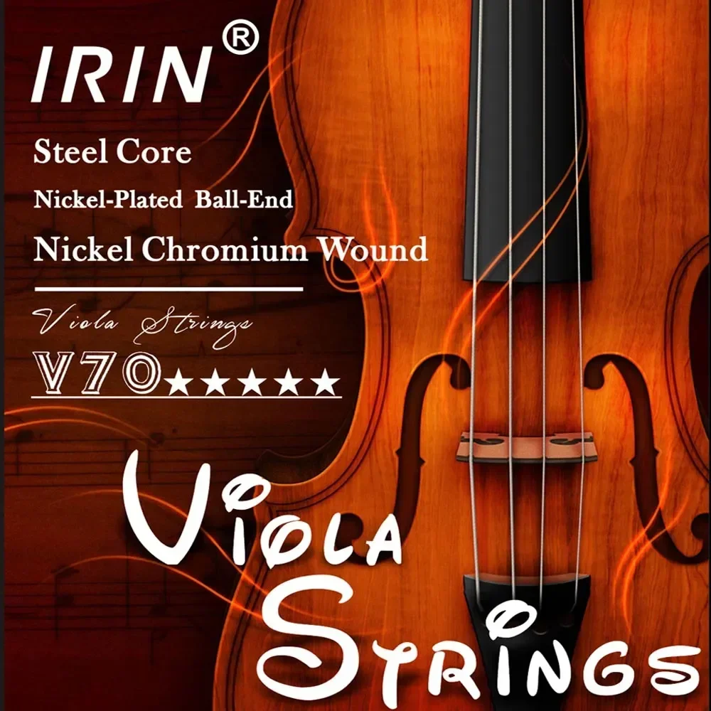 IRIN Violinsaiten, Viola-Cellosaiten (E-A-D-G), Neusilber, professionelle Anfänger zum Üben von Violinsaiten, Violinzubehör – Detail 15