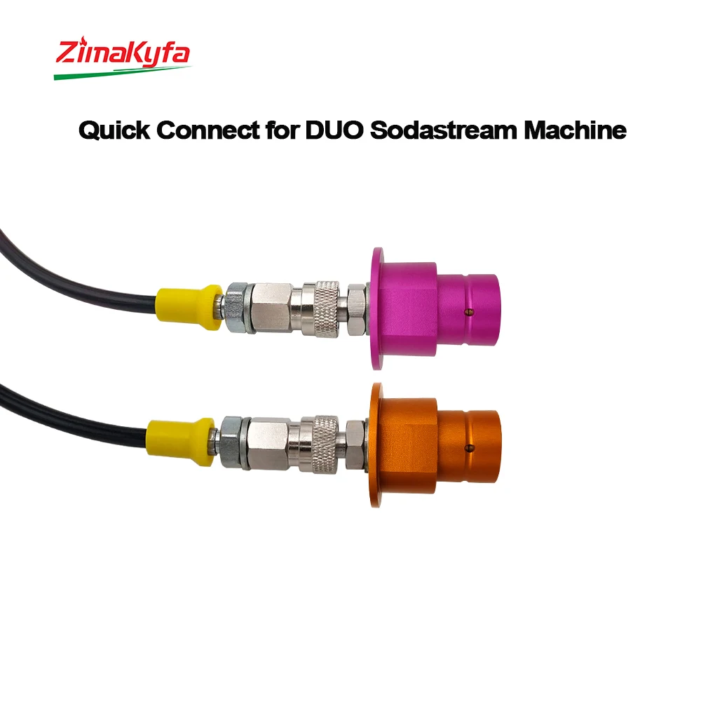 Imagem -05 - Kit de Mangueira para Co2 Externo Garrafa Tanque Quick Connect Soda Machine Maker Sodastream Duo Pico Art 90cm W21.814 Cga320 g3 4