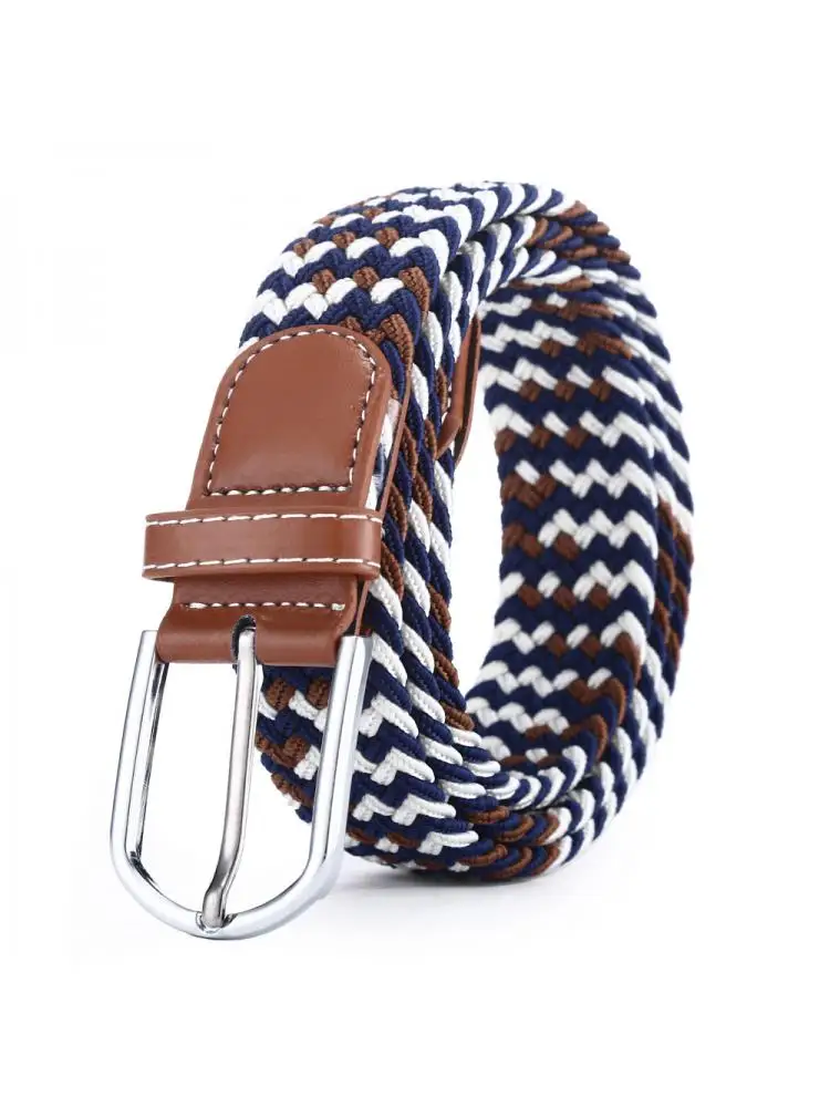 2022 Elastic Woven Belts For Men And Women Knitted Rings For Casual Fashion Accessories, Available In 60 Colours Super Cheap