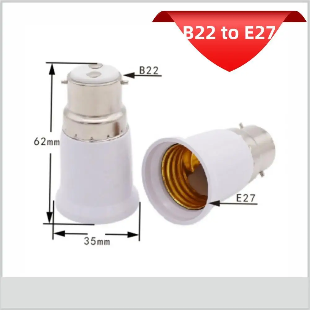 Glühbirne Adapter Bajonett B22 Zu E27 Lampe Konverter Halter Licht Adapter Lampe Halter Beleuchtung Teile Schraube Bulb Stecker Extender