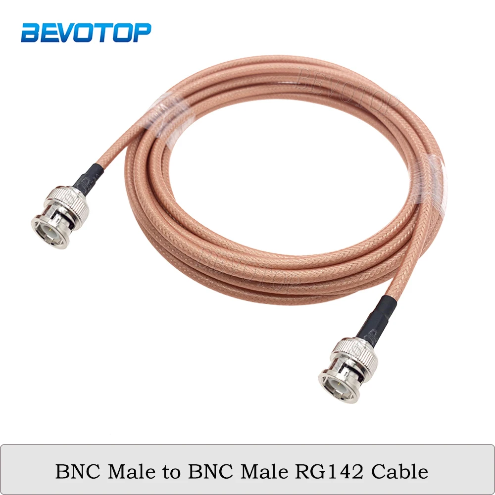 

RG142 Cable BNC Male to BNC Male Connector RG-142 Double Shielded High Quality Low Loss 50 Ohm RF Coaxial Cable Jumper 15CM-5M