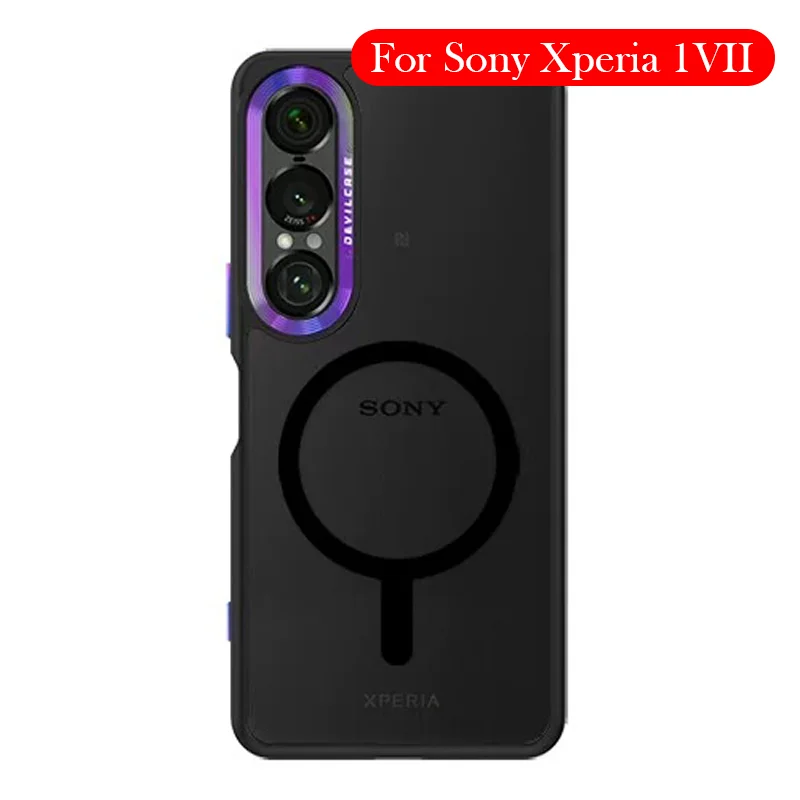 

Магнитный чехол DEVILCASE для Sony XPeria 1Vii, подушка безопасности, задняя крышка, чехол для SONY XPERIA 1 V II