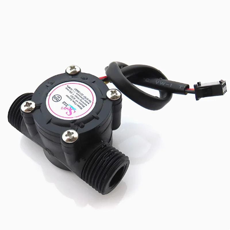 YF-S201 water flow sensor 4 branch water heater water dispenser Hall water flow meter DN15 flow meter