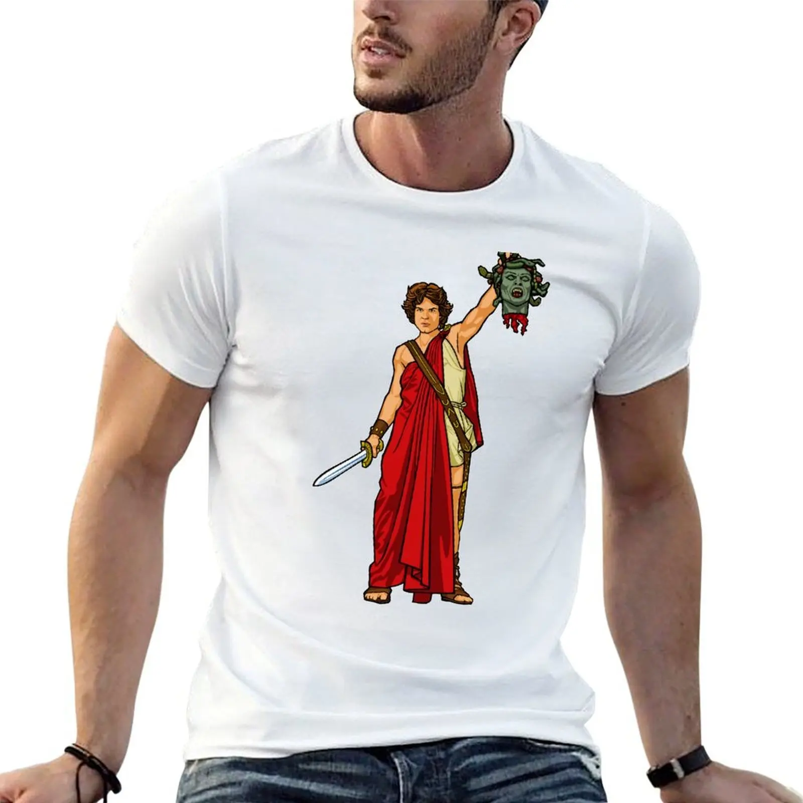 

Perseus T-Shirt t shirts for man cotton soft t shirt custom print T-Shirt