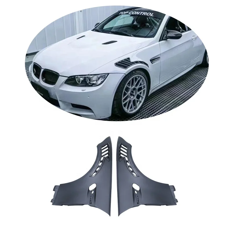 GTR-S Style Half Carbon Fiber Front Fenders For BMW 3 Serises E92 M3 Body Kit