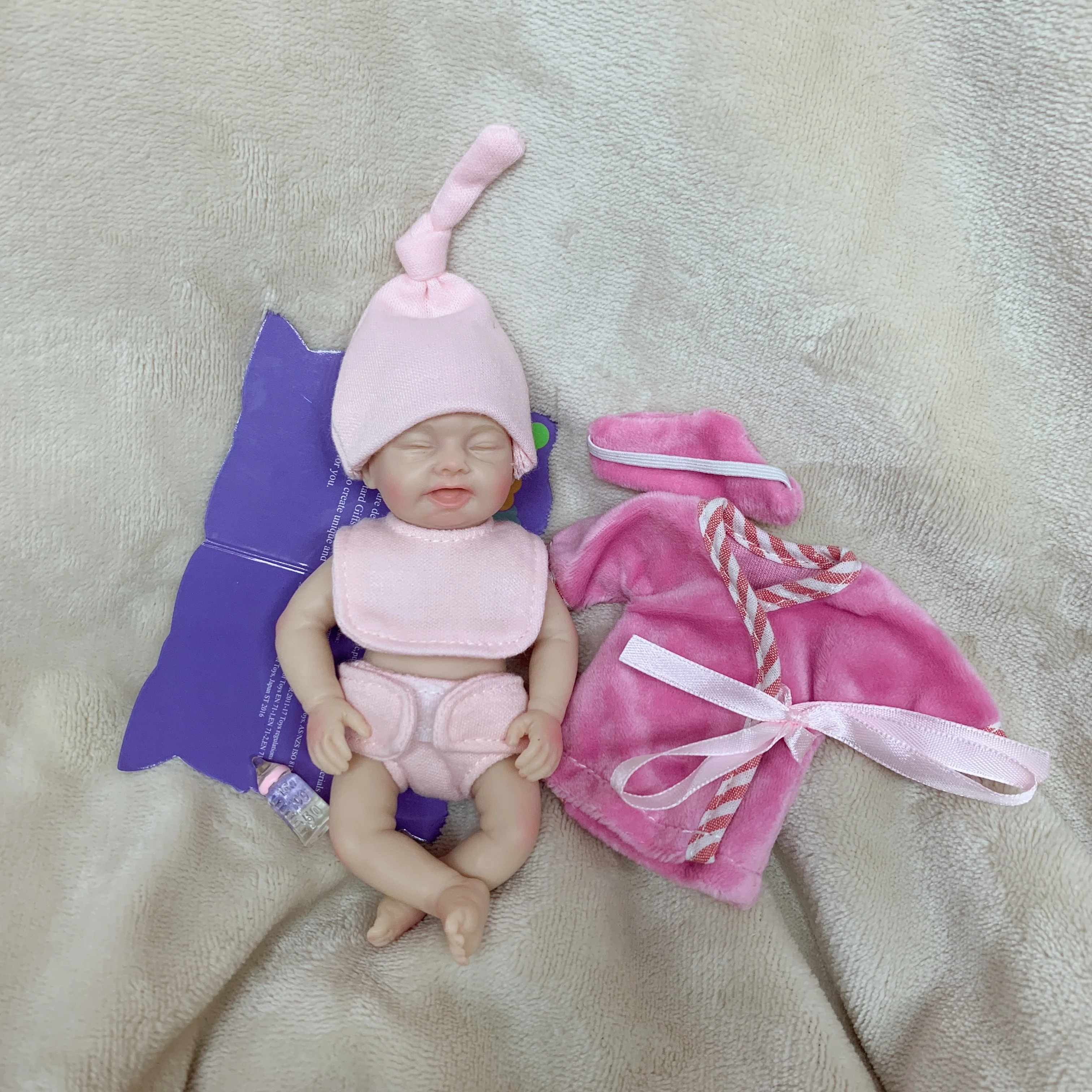 ตุ๊กตาซัคเซีย ขนาด 6 นิ้ว เหมือนจริง ทารกแรกเกิด ผู้หญิง ทำมือ ผิวสัมผัสนุ่ม ทำจากซิลิโคน สำหรับเป็นของขวัญวันเกิด