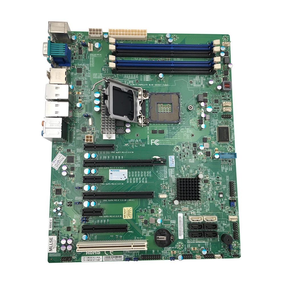 

Server Motherboard For Supermicro LGA 1155 support 1200V2 series C216 chip DDR3 X9SAE-V