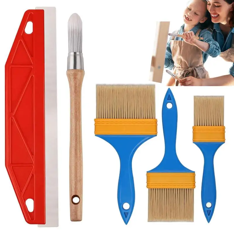 Edger Paint Brush Professional Trimming Perfect Inner Corner Paint Tool Multifunctional Wall Ceiling Wood Color Separator Brush