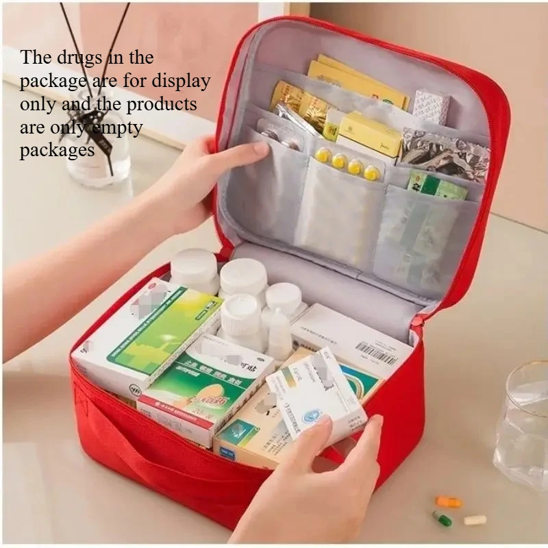 

Large Capacity Portable Storage Bag Medical Bag Household Multifunctional Storage Outdoor First Aid Kit