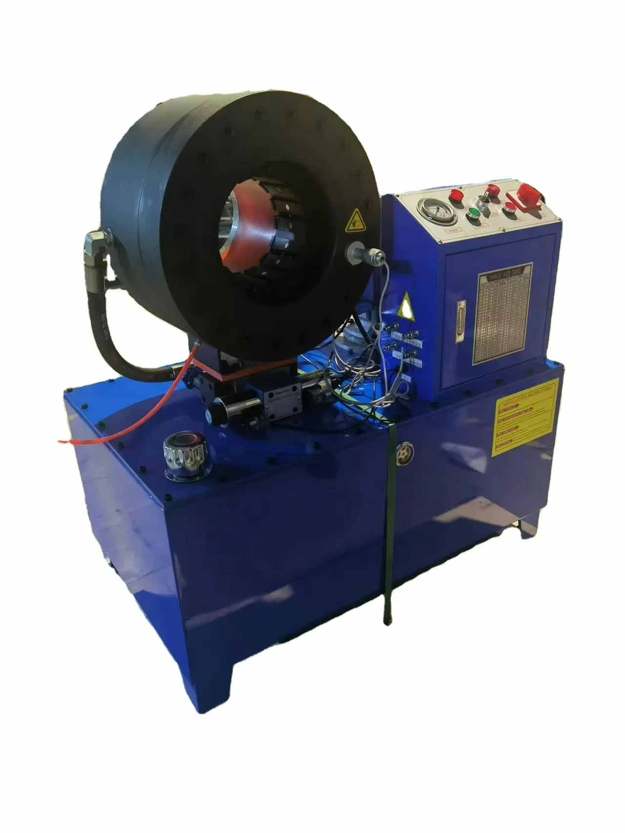 

BNT102 model 4 inch heavy duty hydraulic hose crimping machine with 16 sets of dies