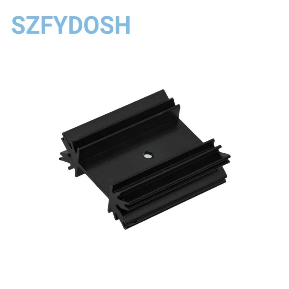 Transistor Heat Sink Block 38X34X12MM Electronic Audio TO-247 Triode Aluminum Radiator