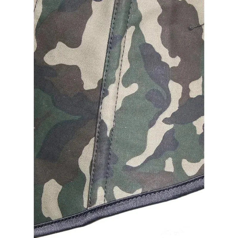 Corsé de mujer con estampado de camuflaje verde, con varillas, tipo overbust, corsé moldeador de cintura, bustier sexy, tops estilo militar, corsé moldeador, Cors ZanCos