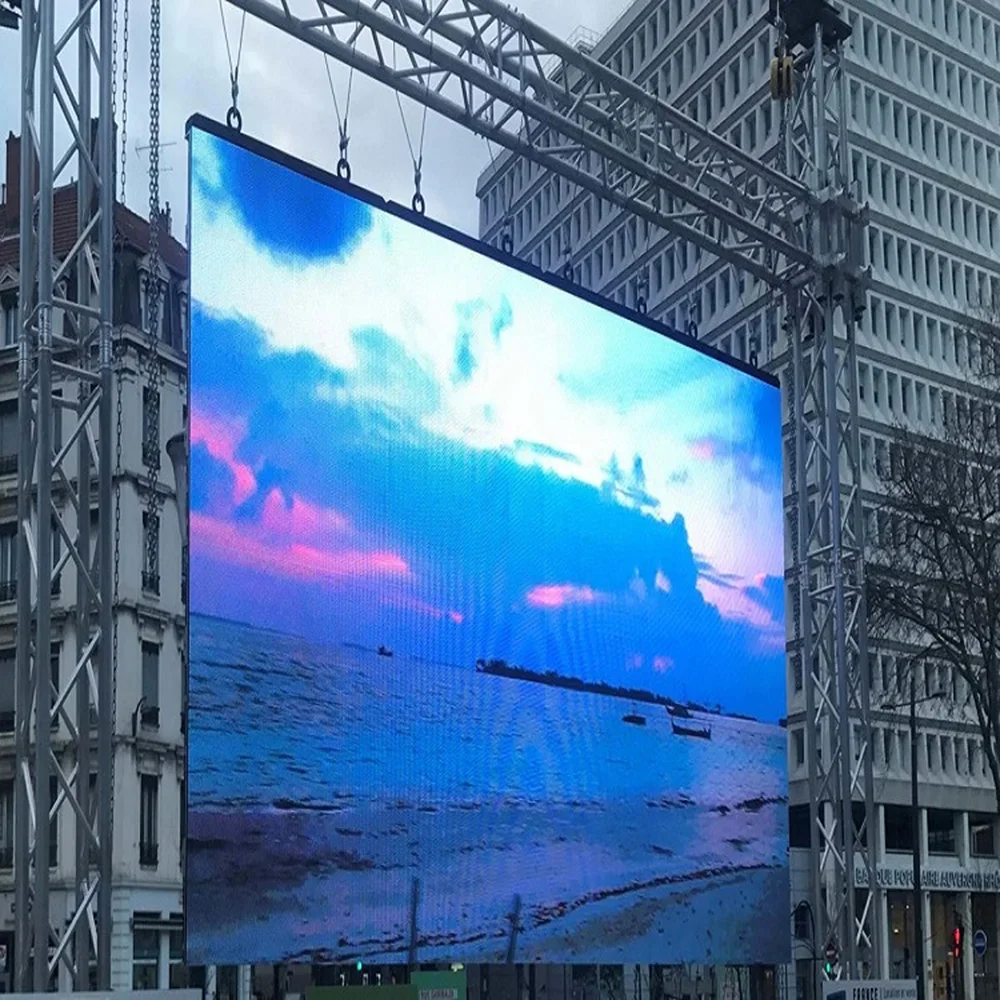 

RGB LED Panel 576x576mm size Outdoor P6 full color LED Matrix Screen TV 96x96 pixels P2 P3 P4 P5 P8 P10 LED sign