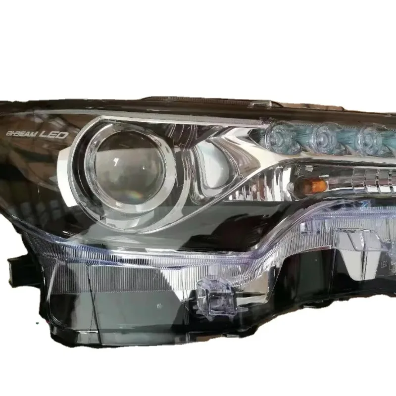 

Проекционные фары Siru Black Housing с ДХО для Fortuner 2015-2020, левая и правая стороны - установка Plug and Play