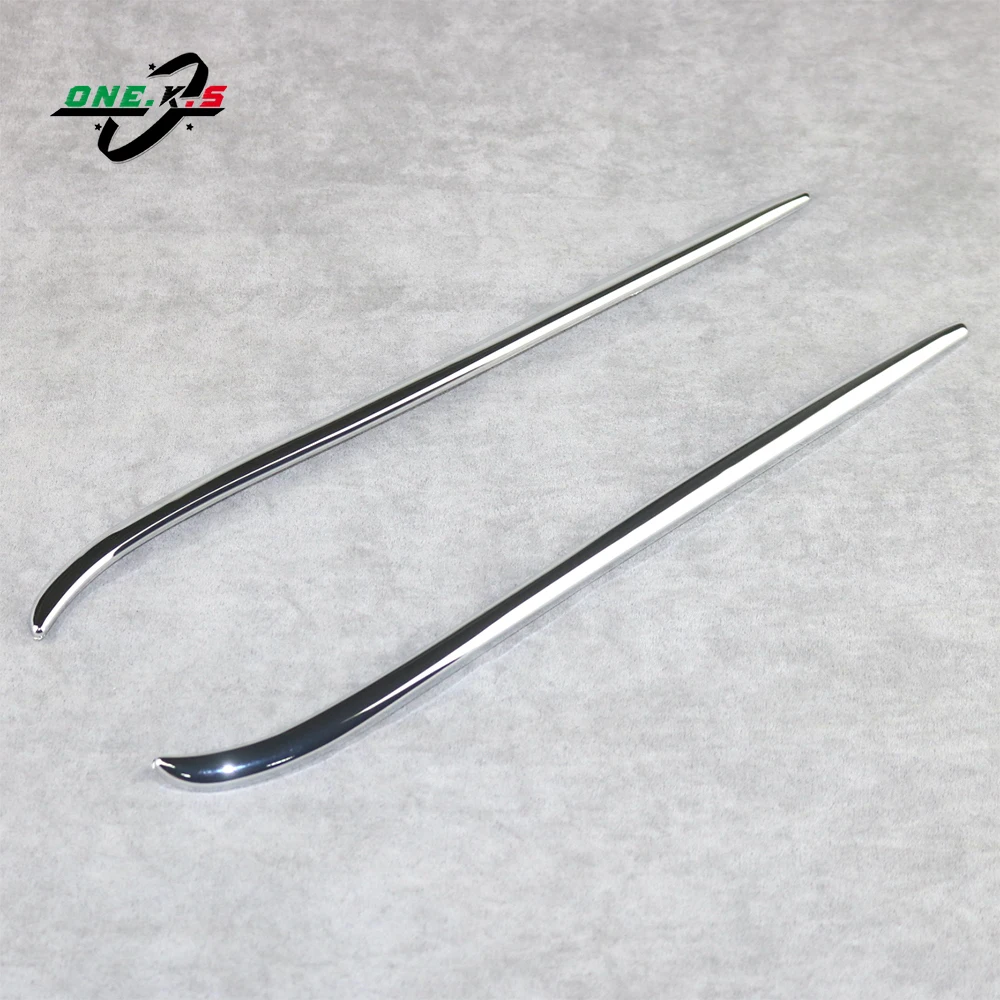 لهوندا Goldwing GL1800 2001 ~ 2011 دراجة نارية كروم هدية ABS البلاستيك الكروم الديكور الجبهة العلوي رئيس ديكور #3