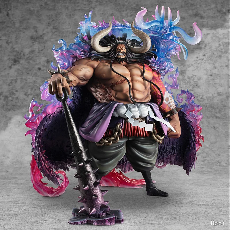 Mega House Pop Max Kaidou One Piece 38Cm Anime Original Action Figure Model Kit Toy Birthday Gift Collection