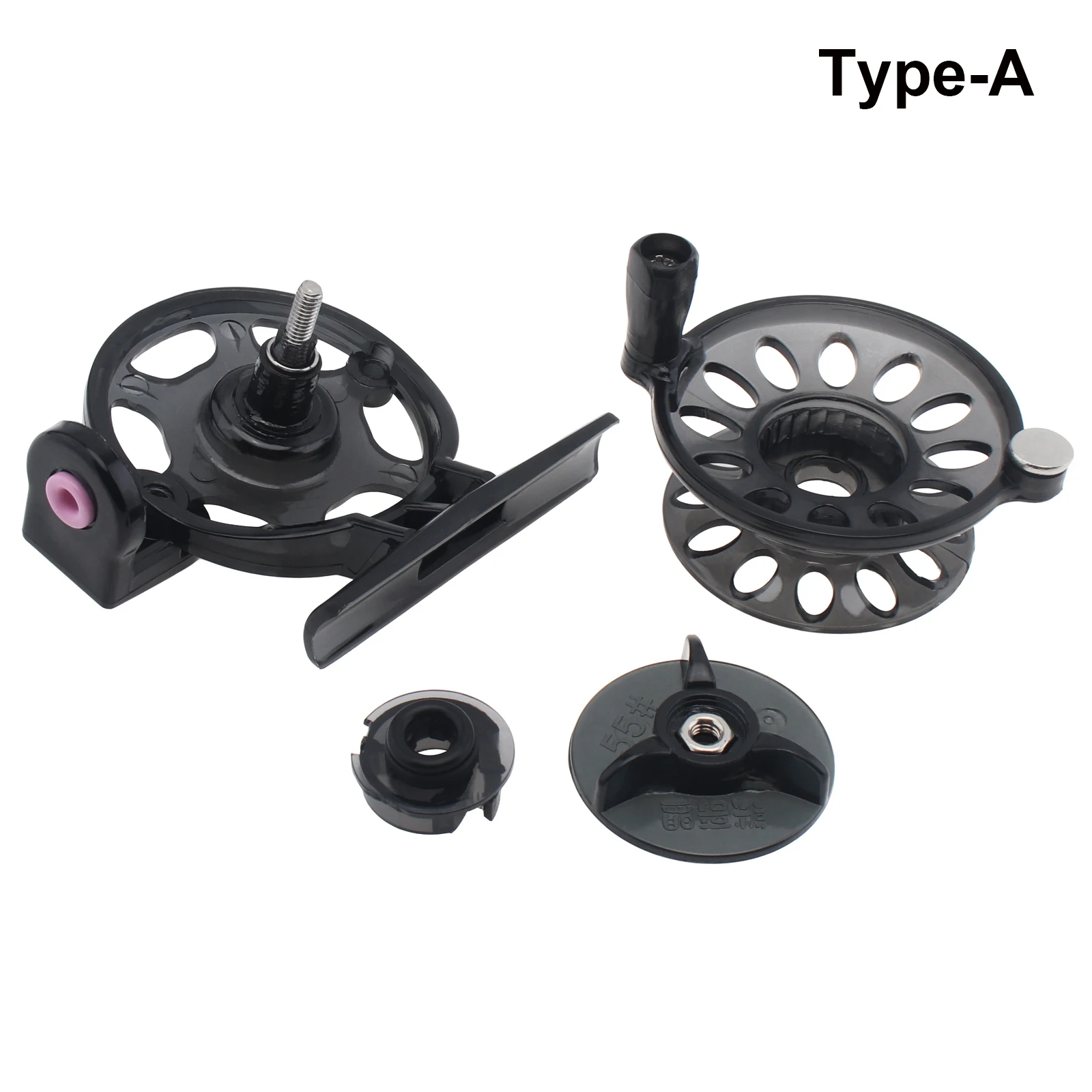 Fly Fishing Reels ABS Lightweight Fish Reel for Carp Winter Ice Fishing Reel Spool Outdoor Fishing Tackle Gear Tools