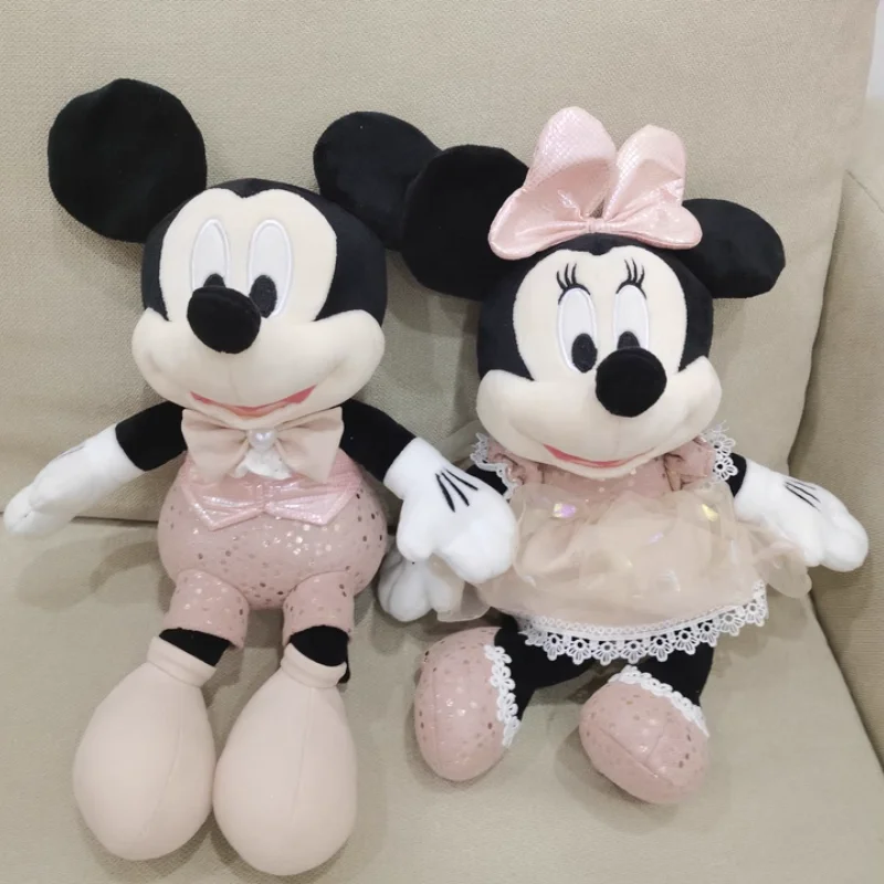 Hot genuine Valentine Disney Mickey Minnie Palace Wedding Plush Doll China Wedding Dolls Valentine Valentine'S Day Wedding Gift