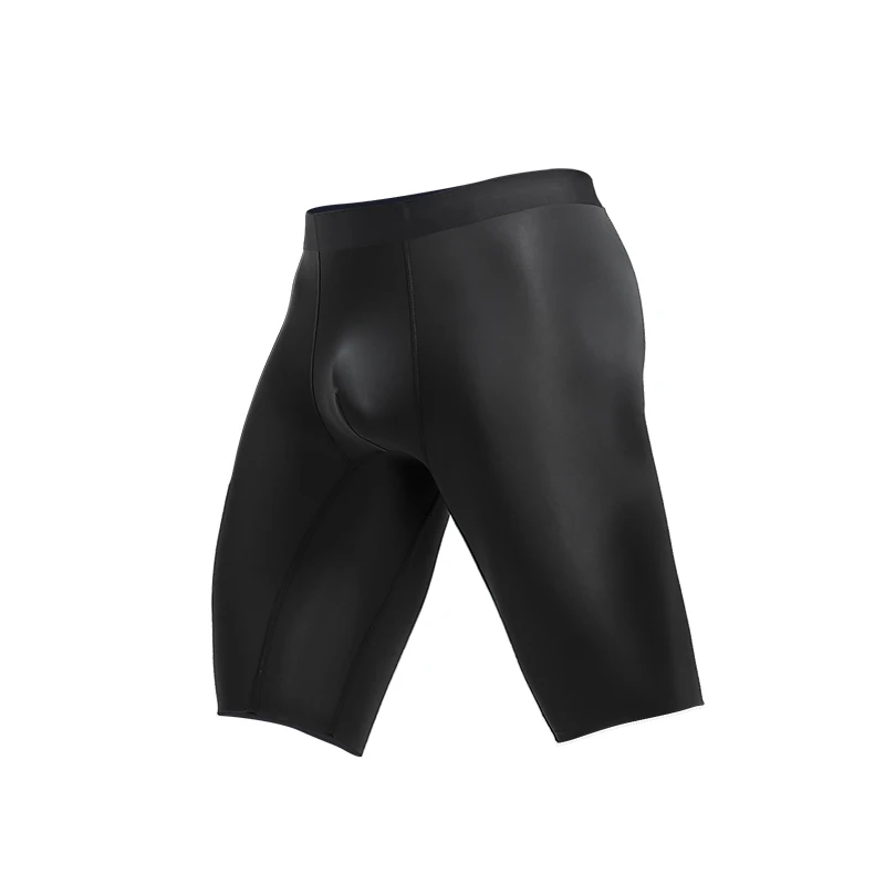 5PCS Men's sports briefs Men's summer ice silk quick drying lengthened anti-wear legs add fat loose square short shorts head