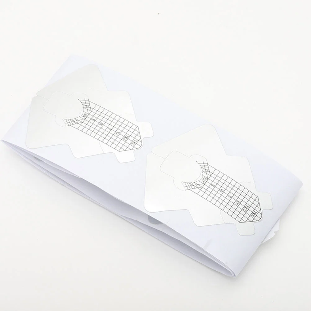 

Professional Aluminum Foil Fish-Shaped Nail Form Set for Crystal Nails Nail Art Extension Guide Stickers Salon Manicure Supplies