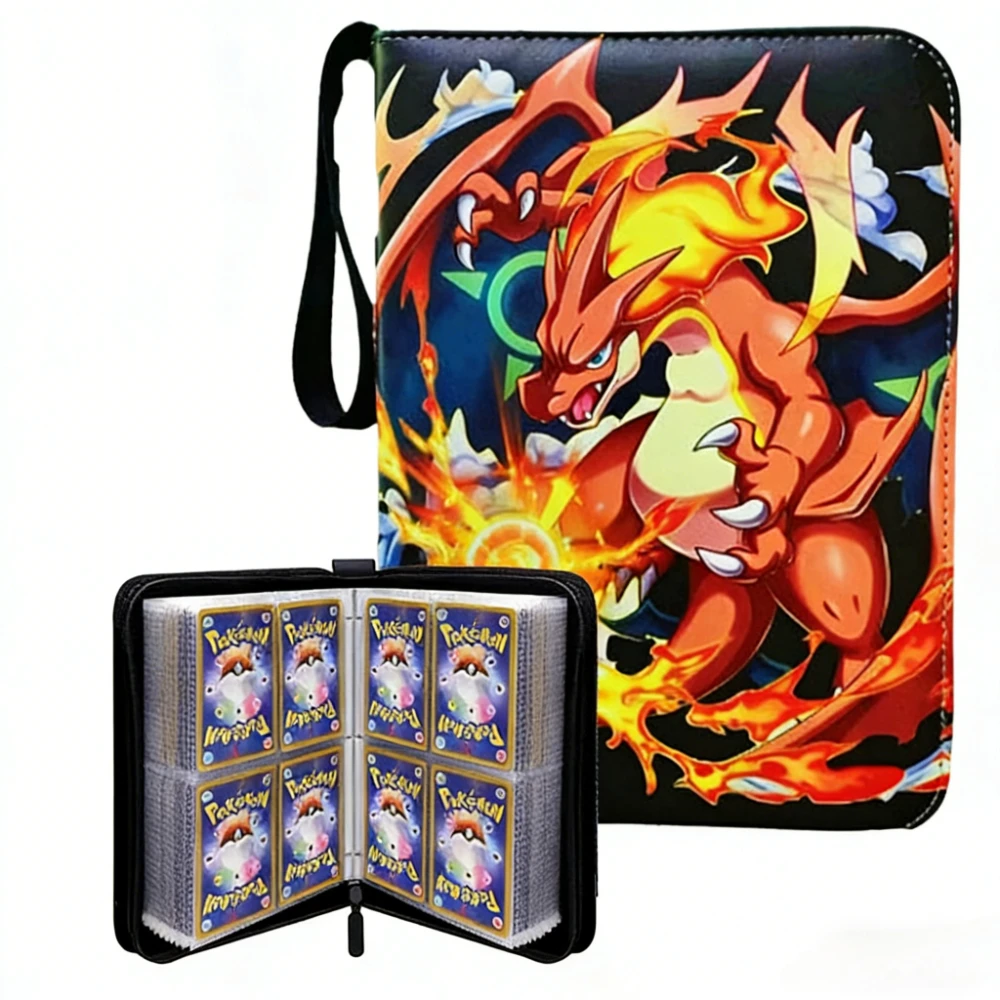 Hot verkopende Pokémon kaartenalbum PU rits fotoalbum verzamelboek anime figuur album hobbymap verjaardag cadeau speelgoed op voorraad
