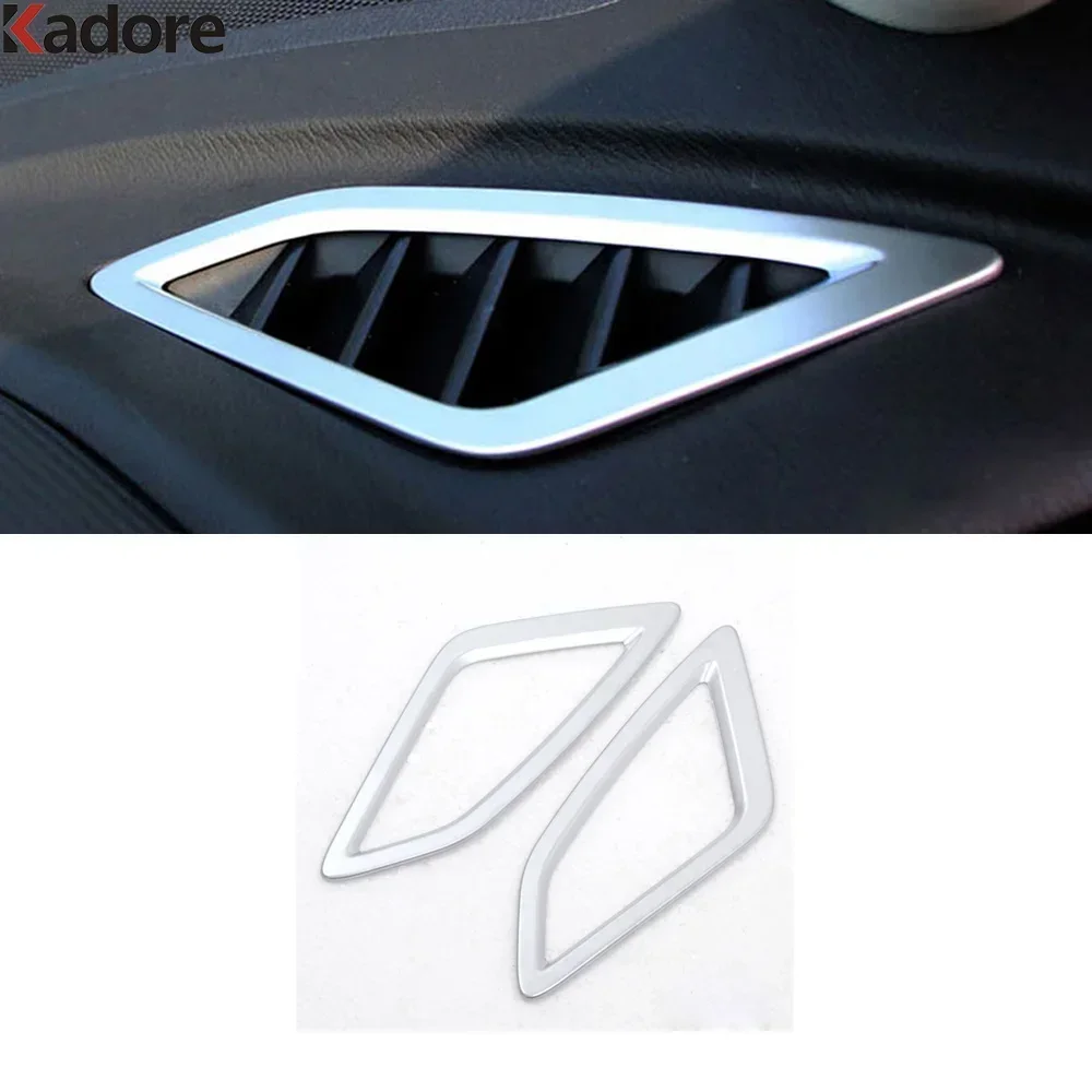 Car Front Upper Air Condition Vent Outlet Cover Trim For Mazda 3 Axela 2014 2015 2016 2017 2018 Matte Interior Accessories