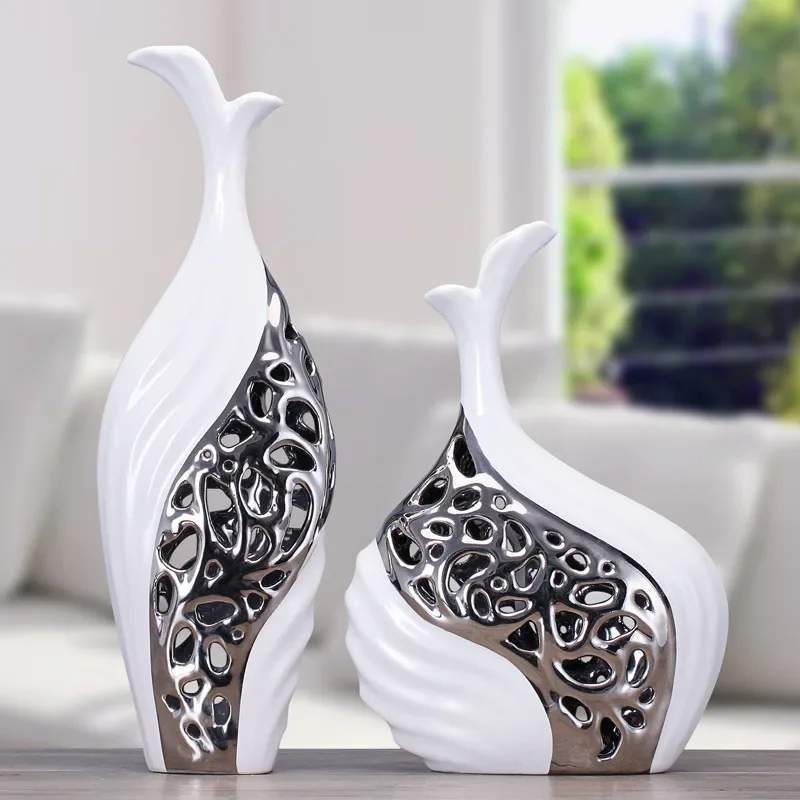 European Wedding Decor Crafts Ceramic Creative Room Decoration Handicraft Porcelain Figurines Decorations
