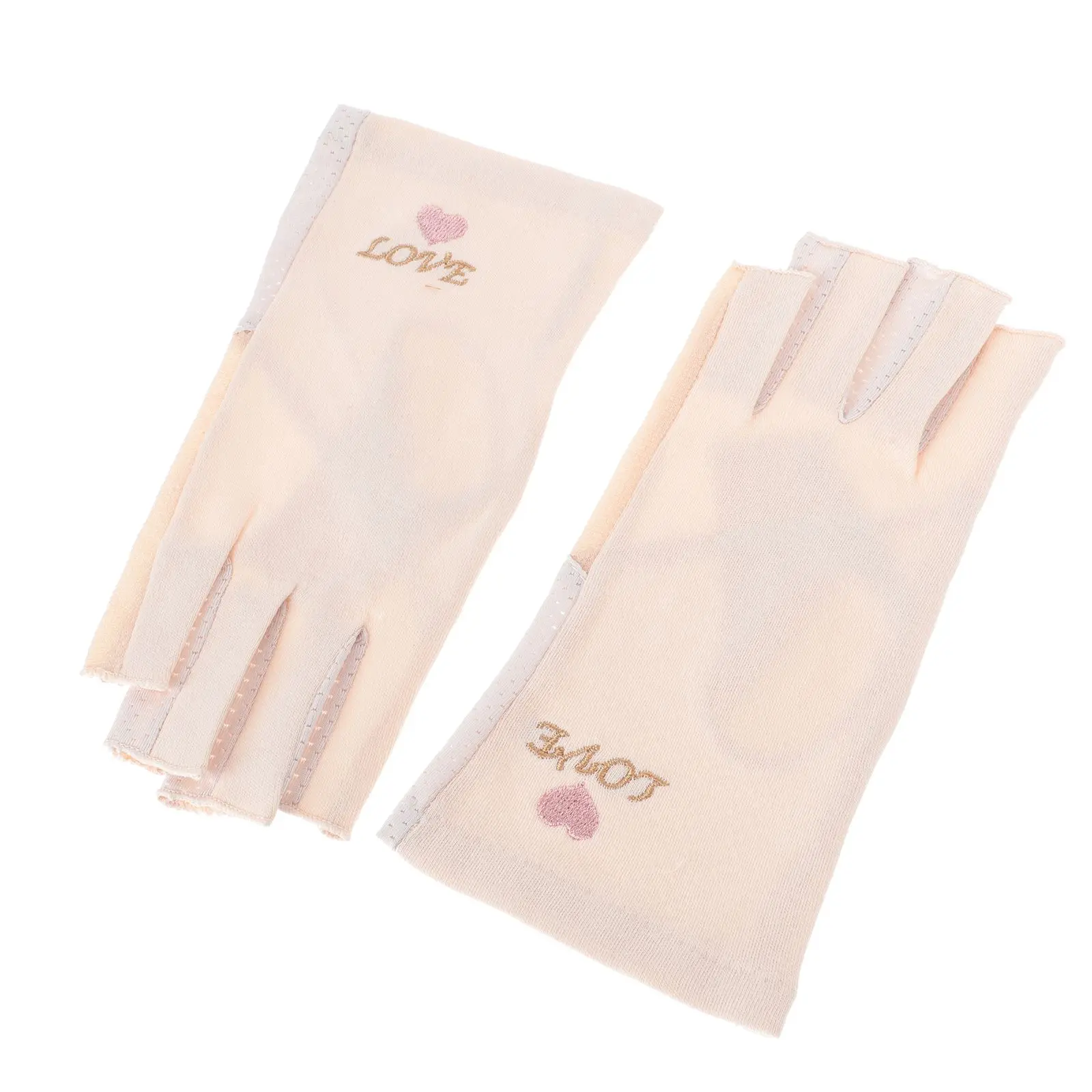 

H Gloves Lightweight Breathable Elastic Nail Mitts Manicure Supply Beauty Tool UV Lamp Accessory Anti UV H Protector Glove