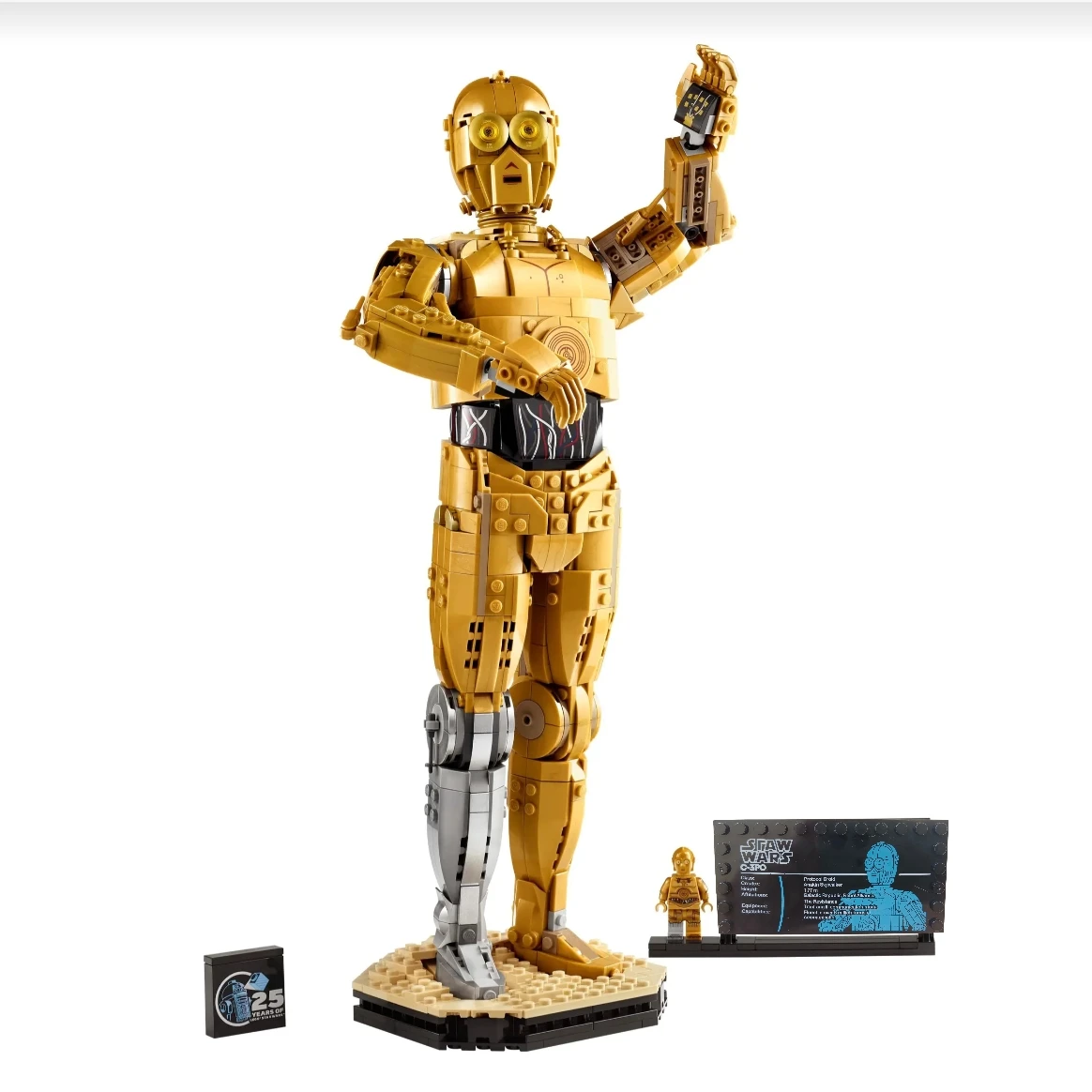 1138 قطعة لعبة ساخنة UCS ستار معركة C 3PO روبوت 75398 الاتحاد تجميع لغز بنة لغز نموذج لعيد الميلاد هدية الكريسماس #3