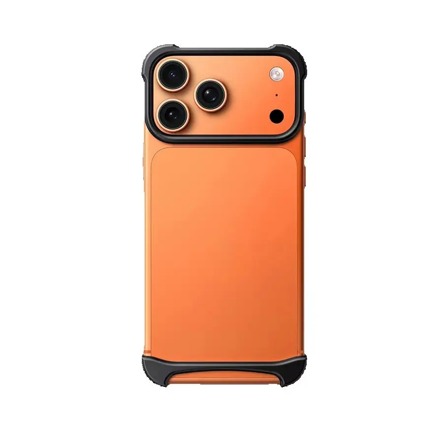 Aluminiowe, metalowe, gumowe, dwuwarstwowe etui ochronne z łukowym krawędziowaniem na telefon iPhone 13 14 15 Plus 16 Pro 17 Pro Max 17 Air, wytrzymała obudowa na telefon. — zdjęcie produktu 7