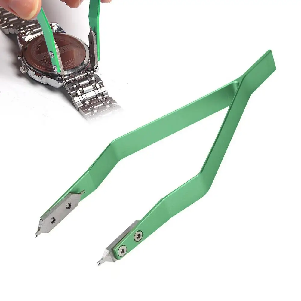 7825 V Shaped Watch Repair Tweezers Watch Spring Bar Tweezers Metal Watch Repairing Accessory Spring Bar Tweezers for Watchmaker