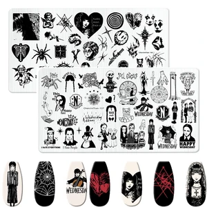 10ベストセールスハロウィーンスタンピングプレート-9