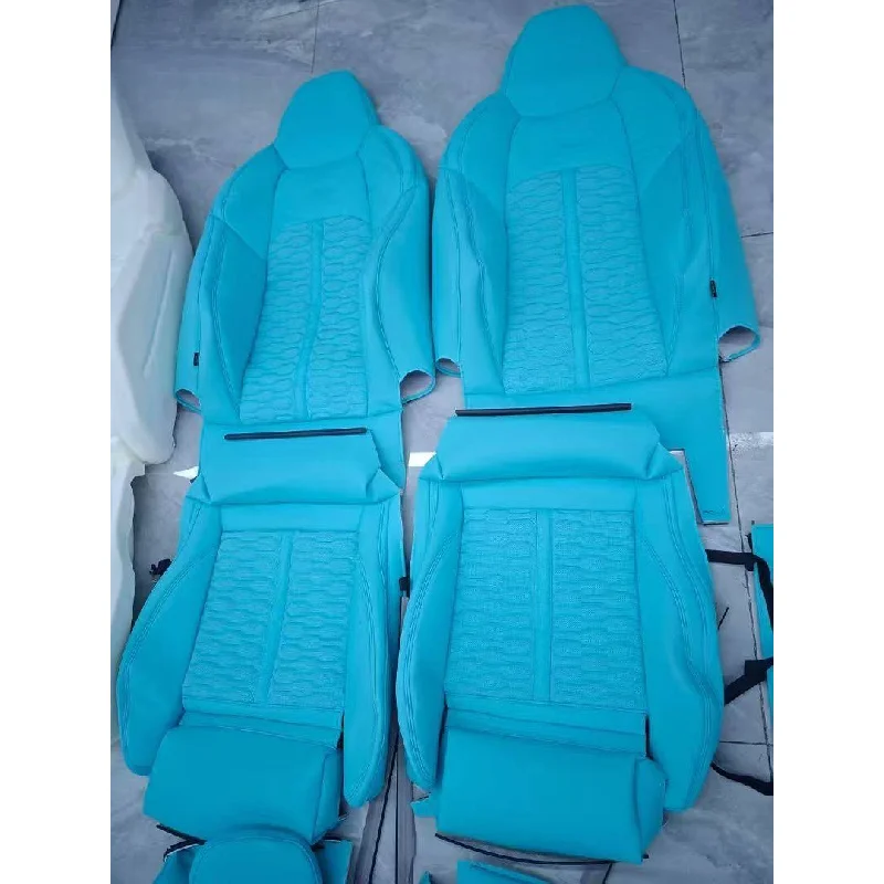 Hongsheng Factory Hot Sale High Quality Custom Suitable for A7C8 Upgrade Blue R7S Front and Rear Sponge Kit and Leather Cover