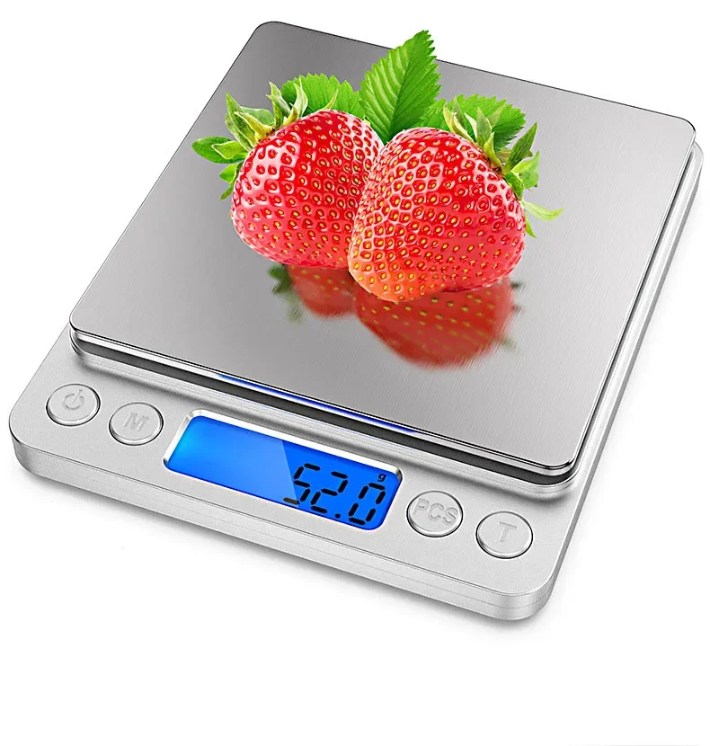 

3kg/0.1g Digital Kitchen Scale Small Food Scales Jewelry Scale Multifunctional Household High-precision Electronic Scale