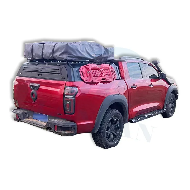 

Carry Luggage Rack Waterproof Steel Pickup Hardtop Truck Canopy For 2022 Hilux Tacoma Ranger Nissan Navara Np300