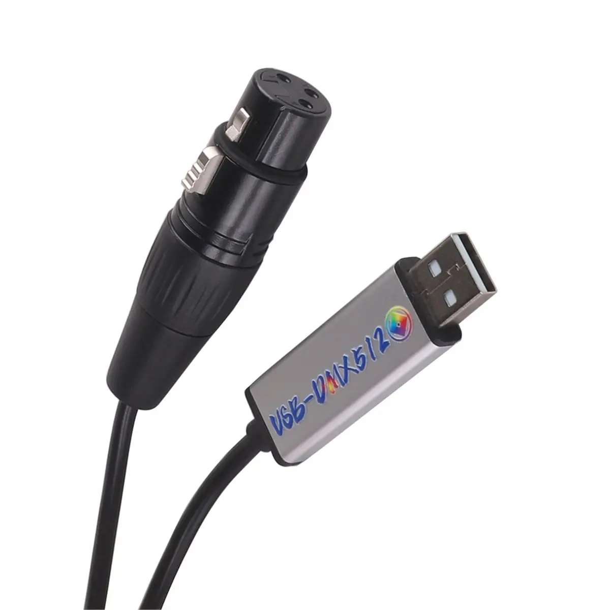 A003 USB to DMX512 Interface Adapter LED for Computer PC Stage Lighting Controller Dimmer 0.5M
