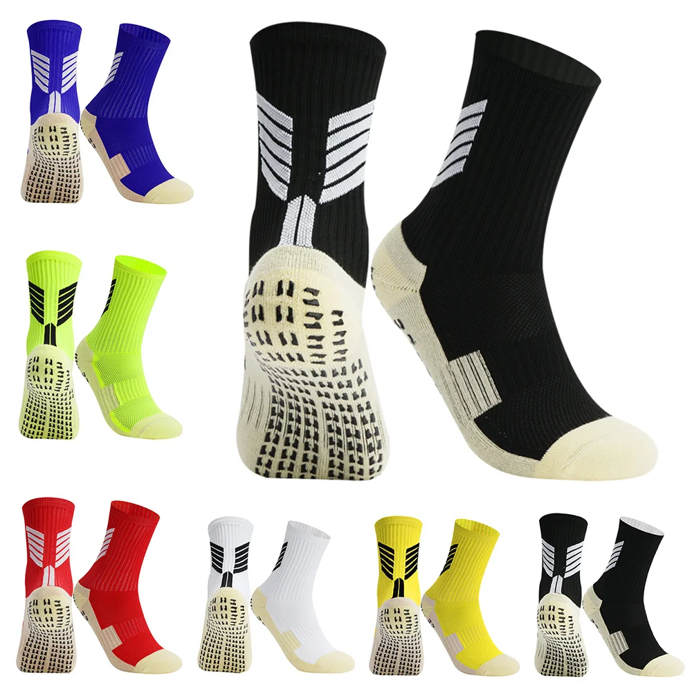 

New Outdoor Football Socks Sole Silicone Non-Slip Football Socks Men Women Sports Socks