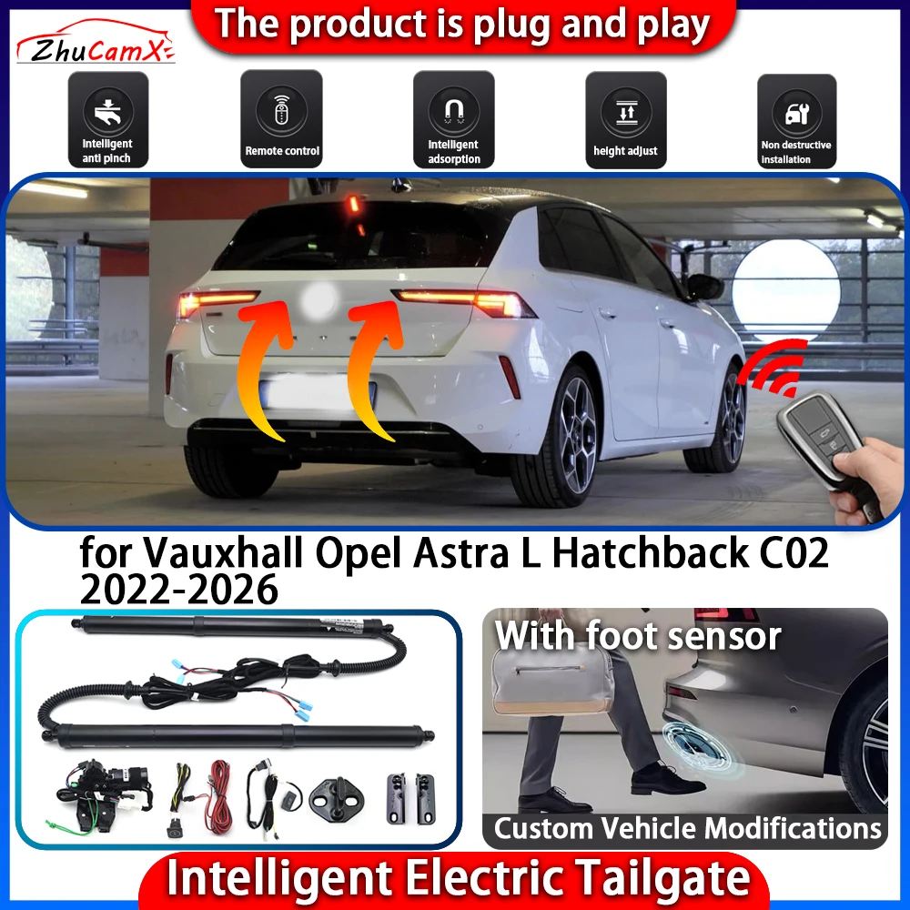 

Smart Powered Tailgate System for Vauxhall Opel Astra L Hatchback C02 2022-2026 Automatic Intelligent Trunk Lift Control Kit