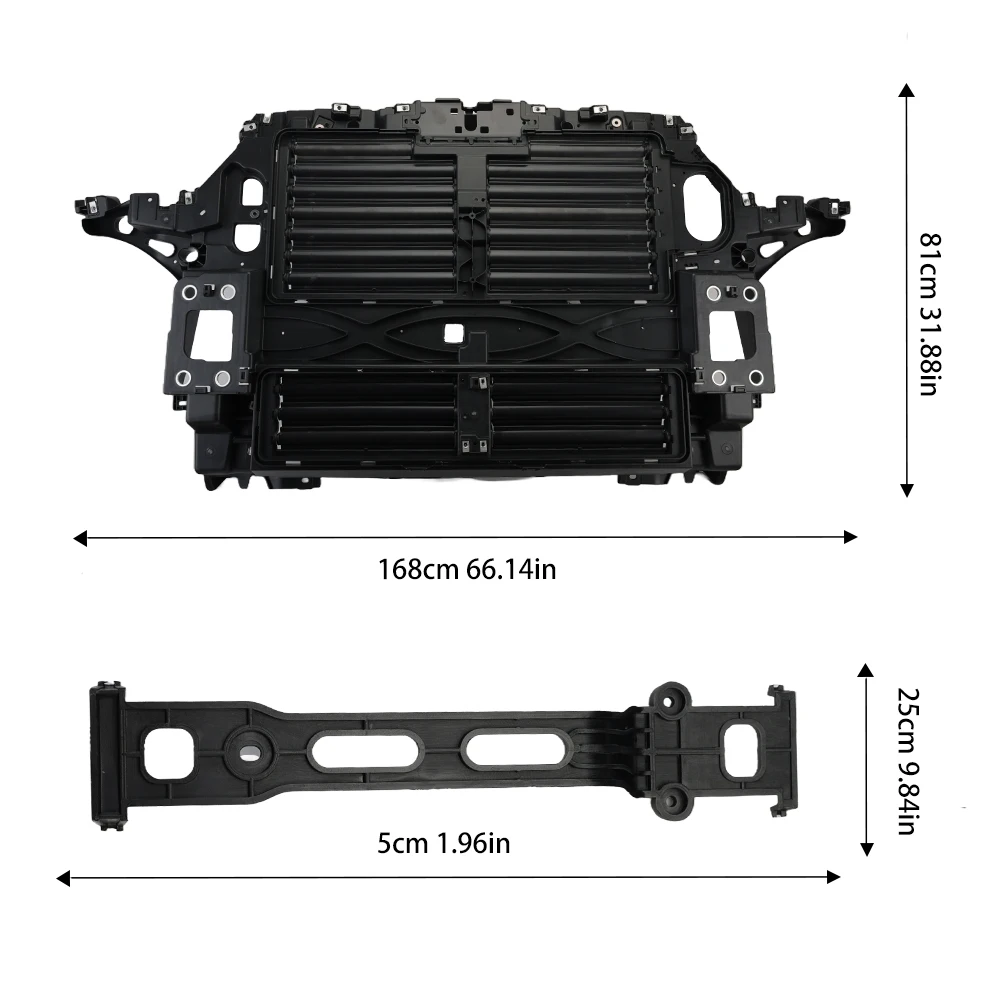 

Radiator Grille Active Air Shutter for ford explorer 2020-2023 Black L1MZ16138B Without Motor accessories Active Grille Shutte