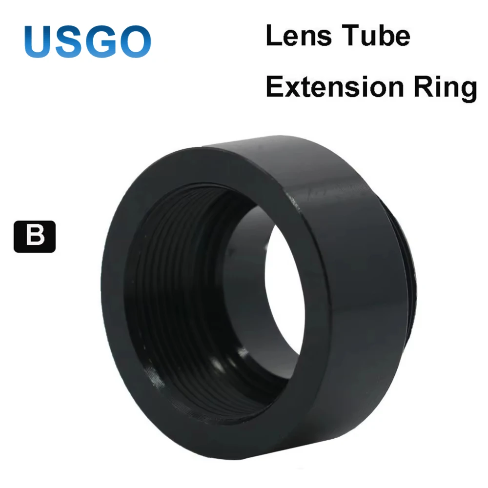 USGO أنبوب تمديد حلقة CO2 O.D.25mm عدسة أنبوب لعدسة D20 F63.5mm/127mm لآلة القطع بالليزر CO2 #4