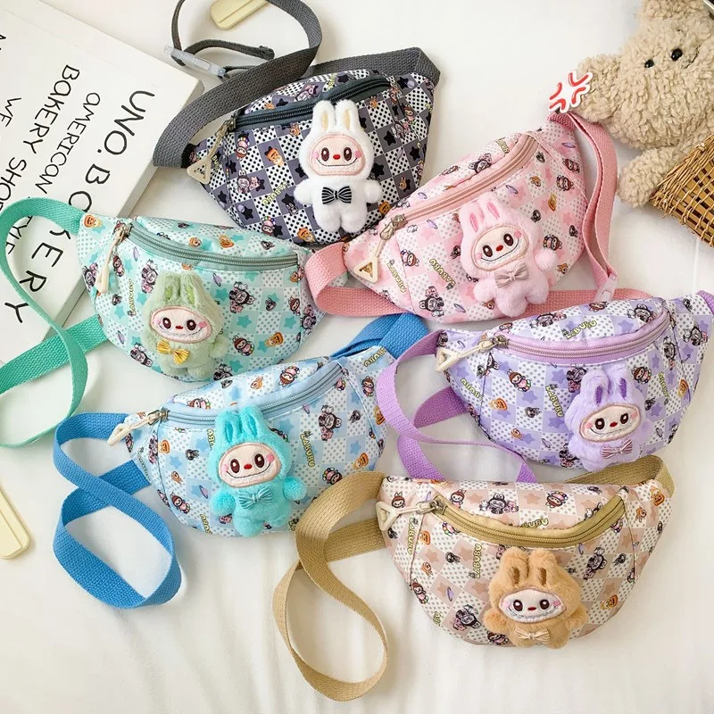 

Kawaii Sanrio Cinnamoroll Chest Backpack Hello Kitty Kuromi Messenger Bag My Melody Waist Pack Mobile Phone Bag Purses Kid Gift