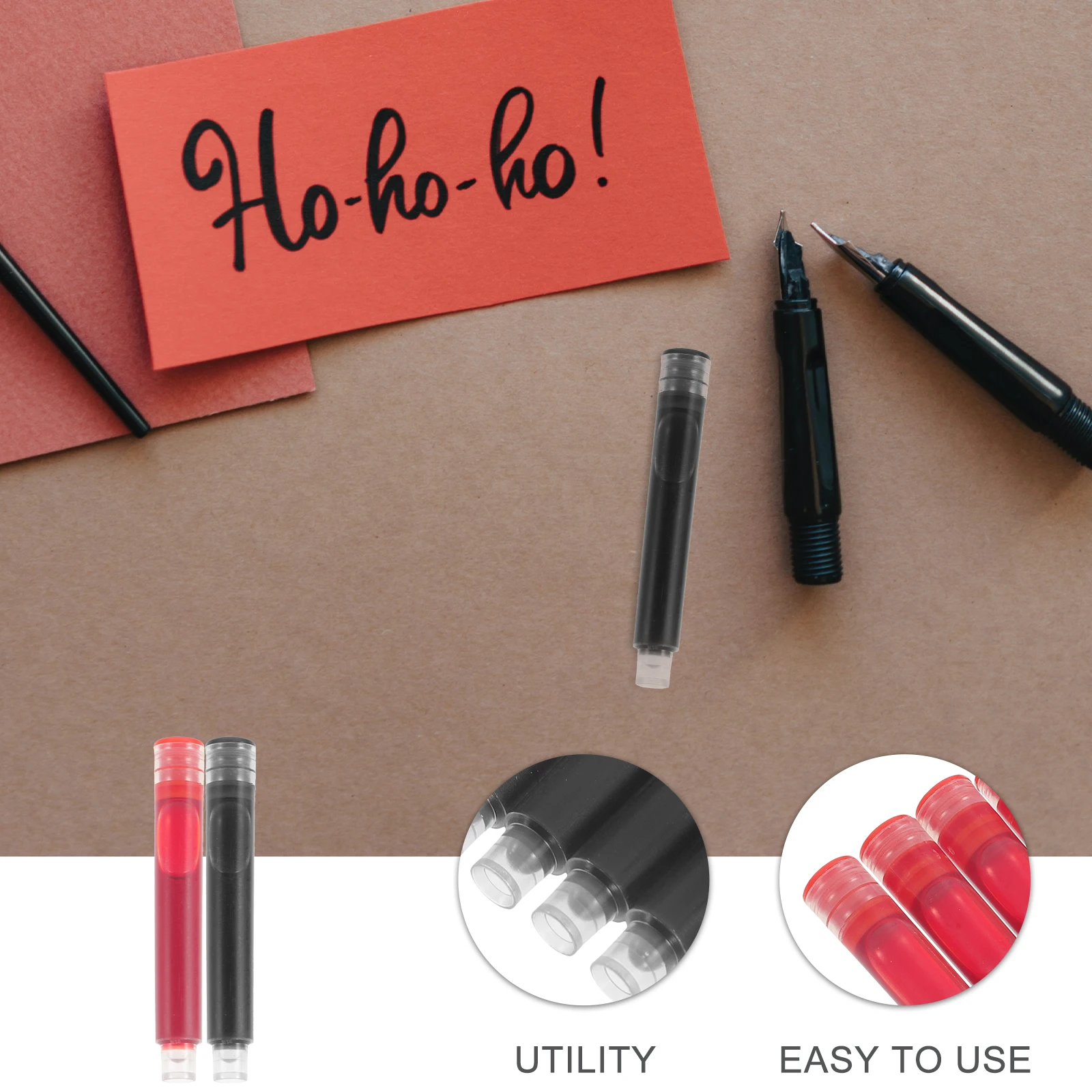 

100Pcs Fountain Pen Ink Cartridges Smooth Writing Refills for Fountain Pens School Office Supplies Calligraphy Ink Refill