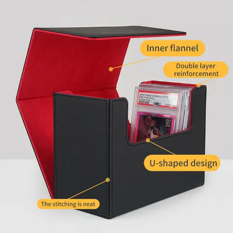 Förvaringslåda för graderad kortleksak för PSA BGS BGN CSG CGC samlarkort, skivor, kortbrickfodral för MTG PKM PTCG sportkorthållare 10 best sales PSA-kortfodral - №7