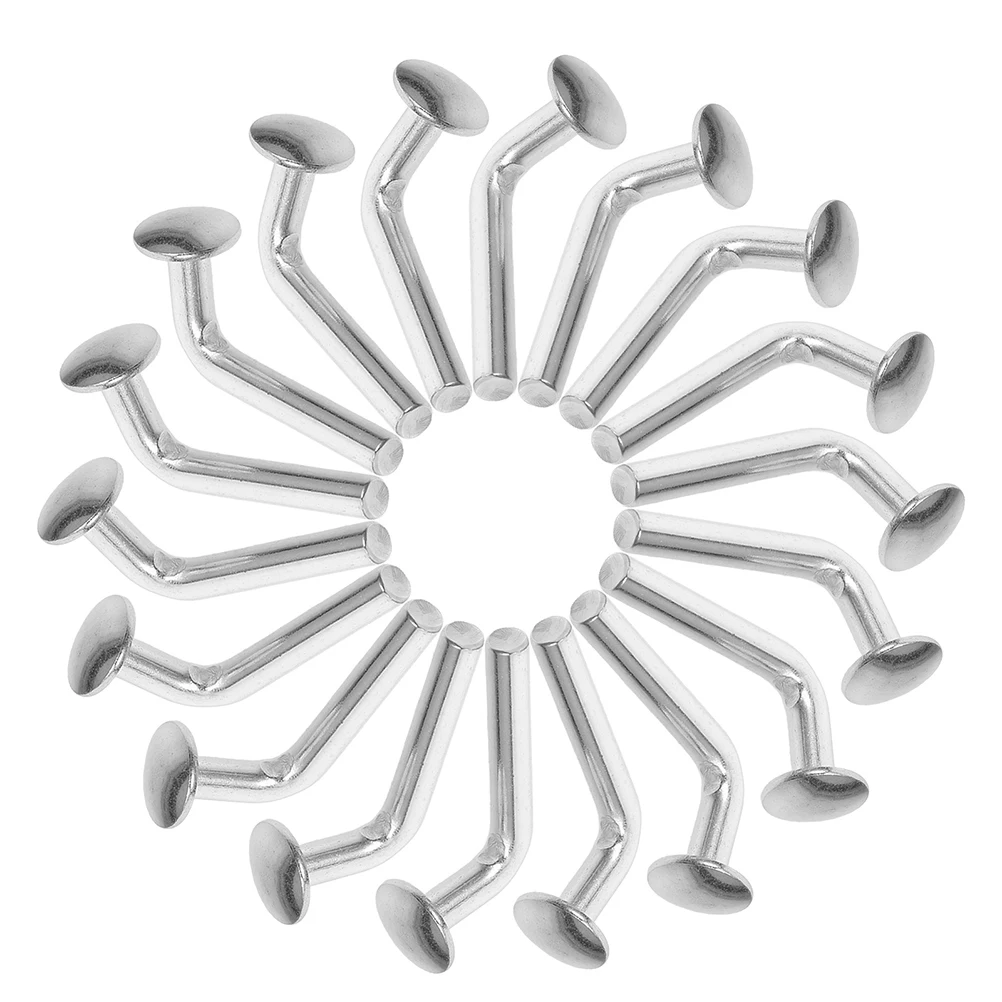 

50pcs Galvanized Iron L Shaped Pin Bolt Shelf Safety Latch Pallet Rack Drop Pin Forklift Tool Free Warehouse