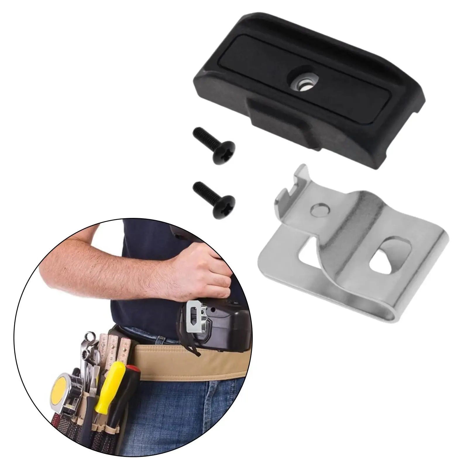 

Power Tools Belt Clip Easy to Install Sturdy with Screws for N268241 N095778