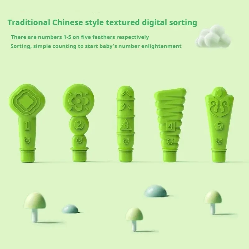 Baby Building Rainbow Bird Toys – Lernspielzeug für Montessori-Lernspielzeug mit Zahlen und Farben für Kleinkinder von 6–36 Monaten